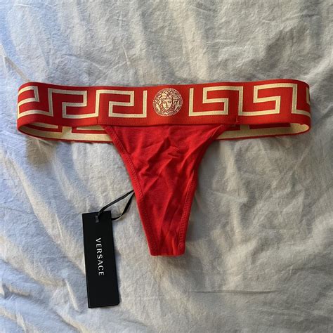 versace red underwear